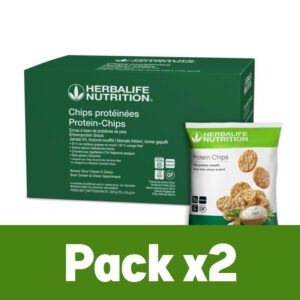 Pack x2 Chips Protéinées Saveur Sour Cream & Oignon 10 sachets de 30g