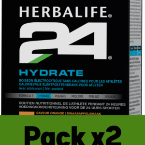 Pack x2 Herbalife24 - Hydrate Orange 20 sachets de 5,3 g